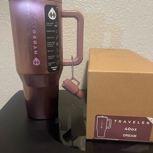 HydroJug Dream pink Traveler Tumbler brand new limited edition with rare keych